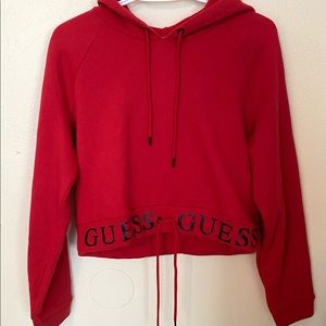 Red Guess Hoodie